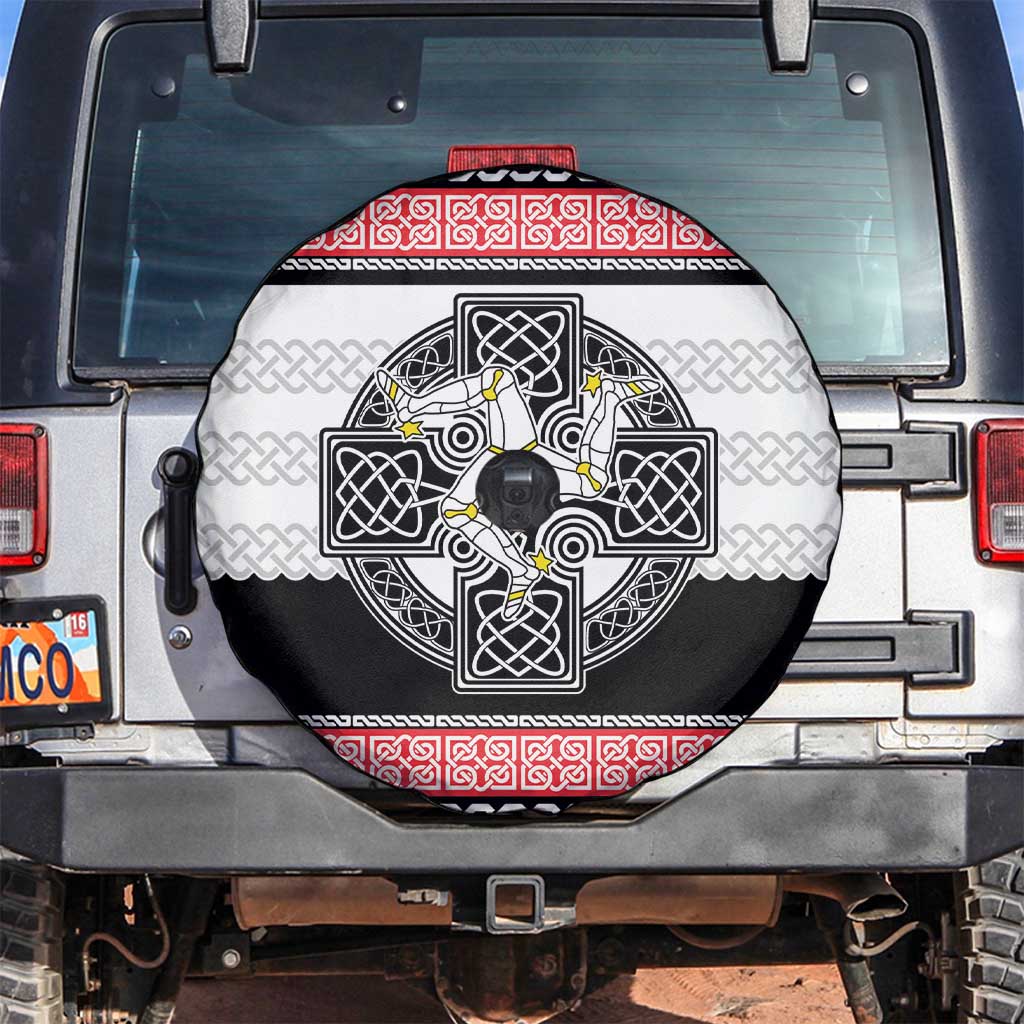 Isle of Man Celtic Knot Spare Tire Cover Celtic Nation Heritage Pride - Wonder Print Shop