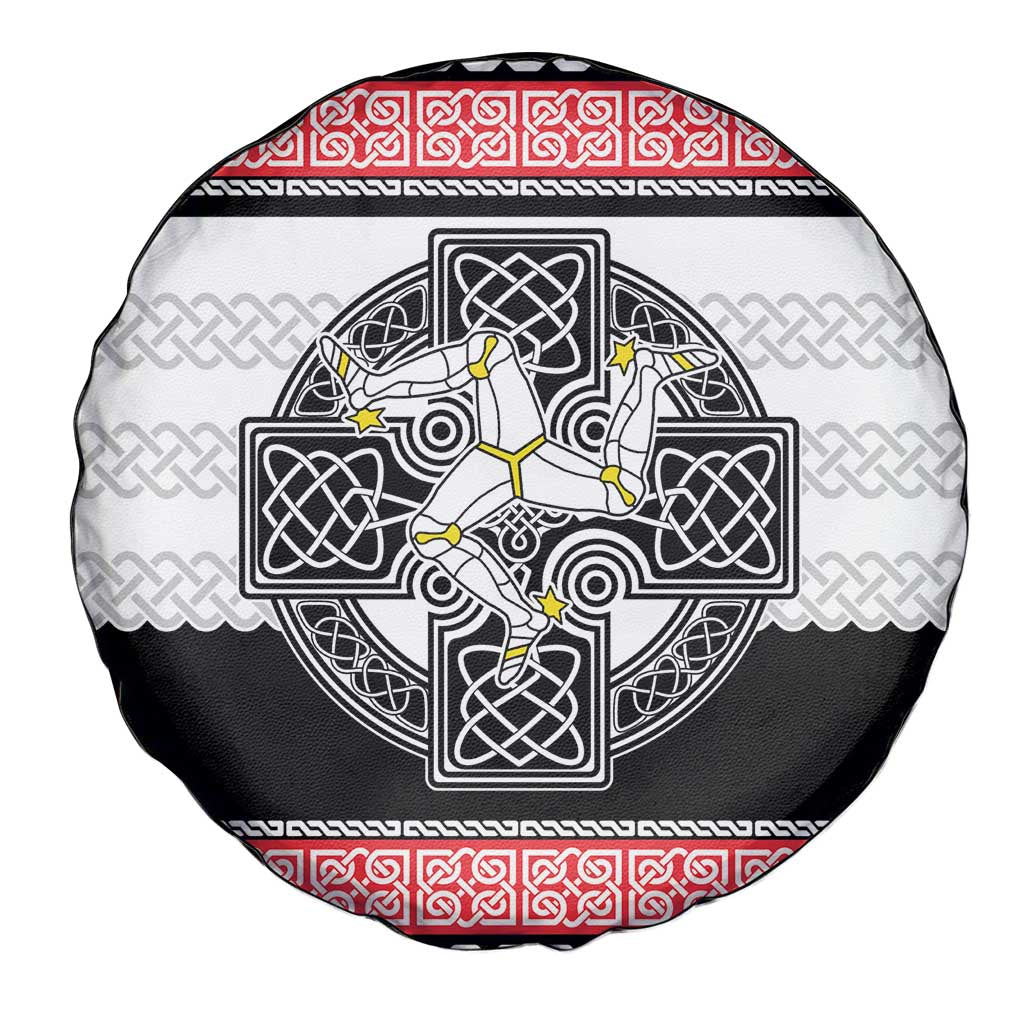 Isle of Man Celtic Knot Spare Tire Cover Celtic Nation Heritage Pride - Wonder Print Shop