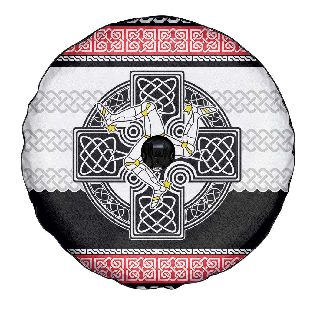 Isle of Man Celtic Knot Spare Tire Cover Celtic Nation Heritage Pride - Wonder Print Shop