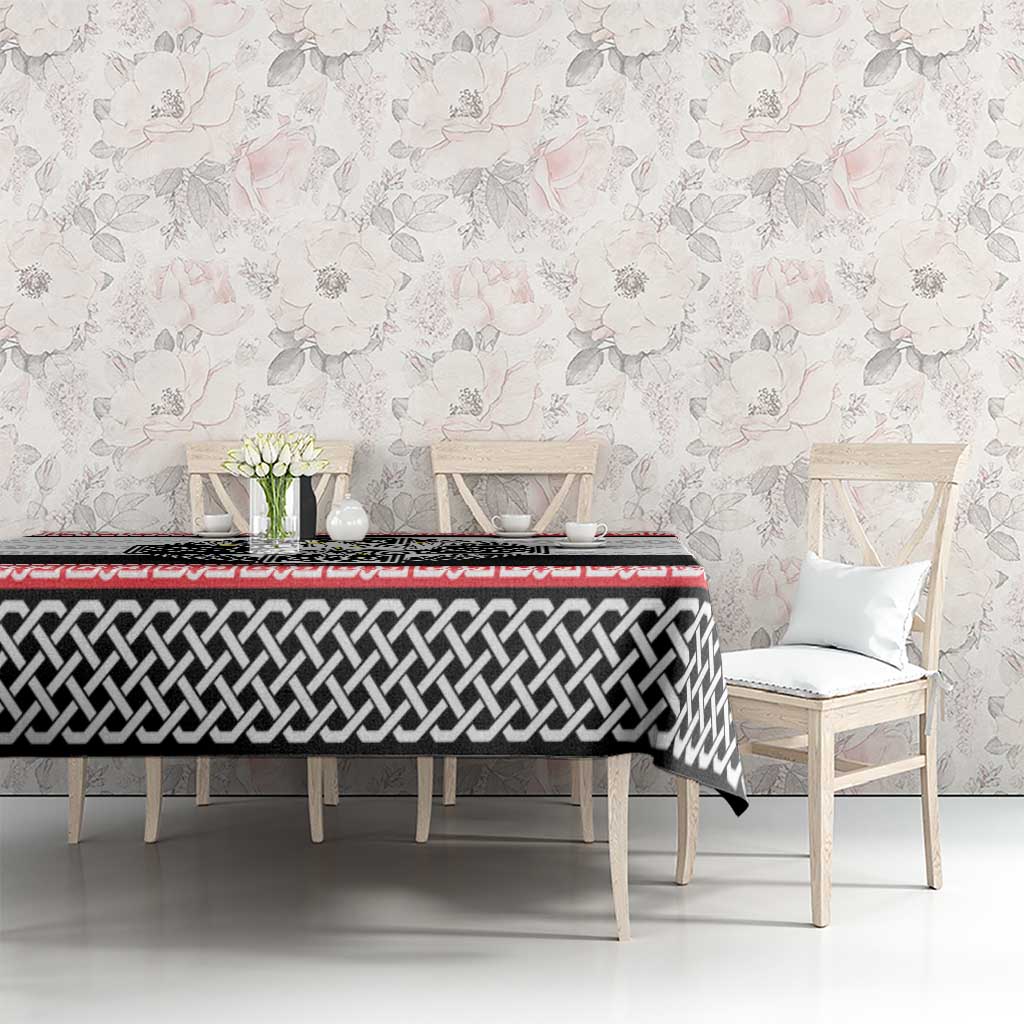 Isle of Man Celtic Knot Tablecloth Celtic Nation Heritage Pride - Wonder Print Shop