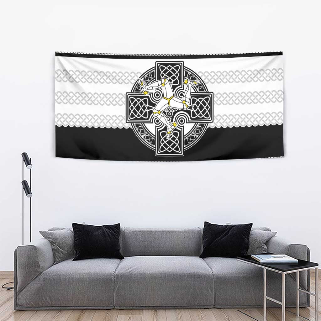Isle of Man Celtic Knot Tapestry Celtic Nation Heritage Pride - Wonder Print Shop