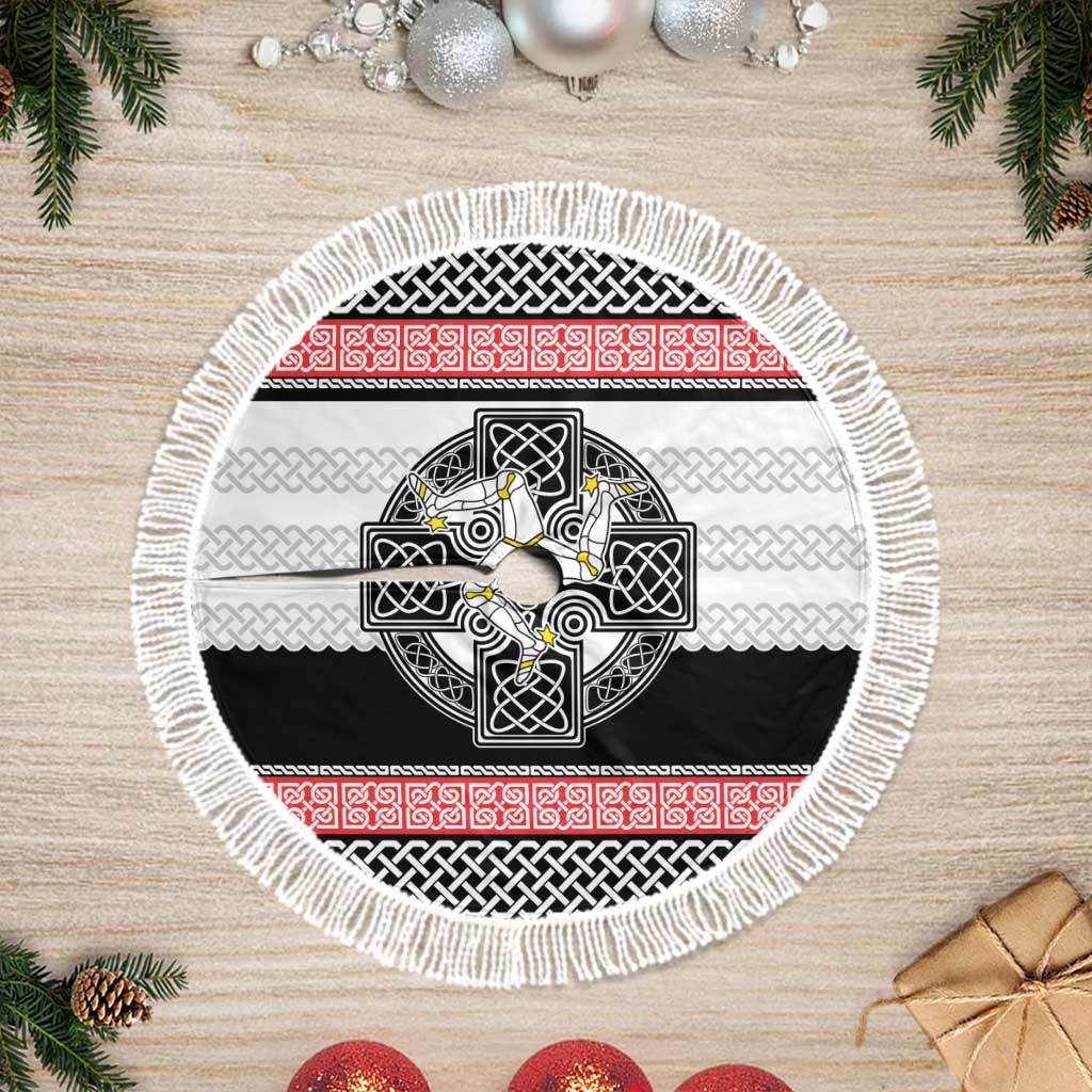 Isle of Man Celtic Knot Tree Skirt Celtic Nation Heritage Pride - Wonder Print Shop