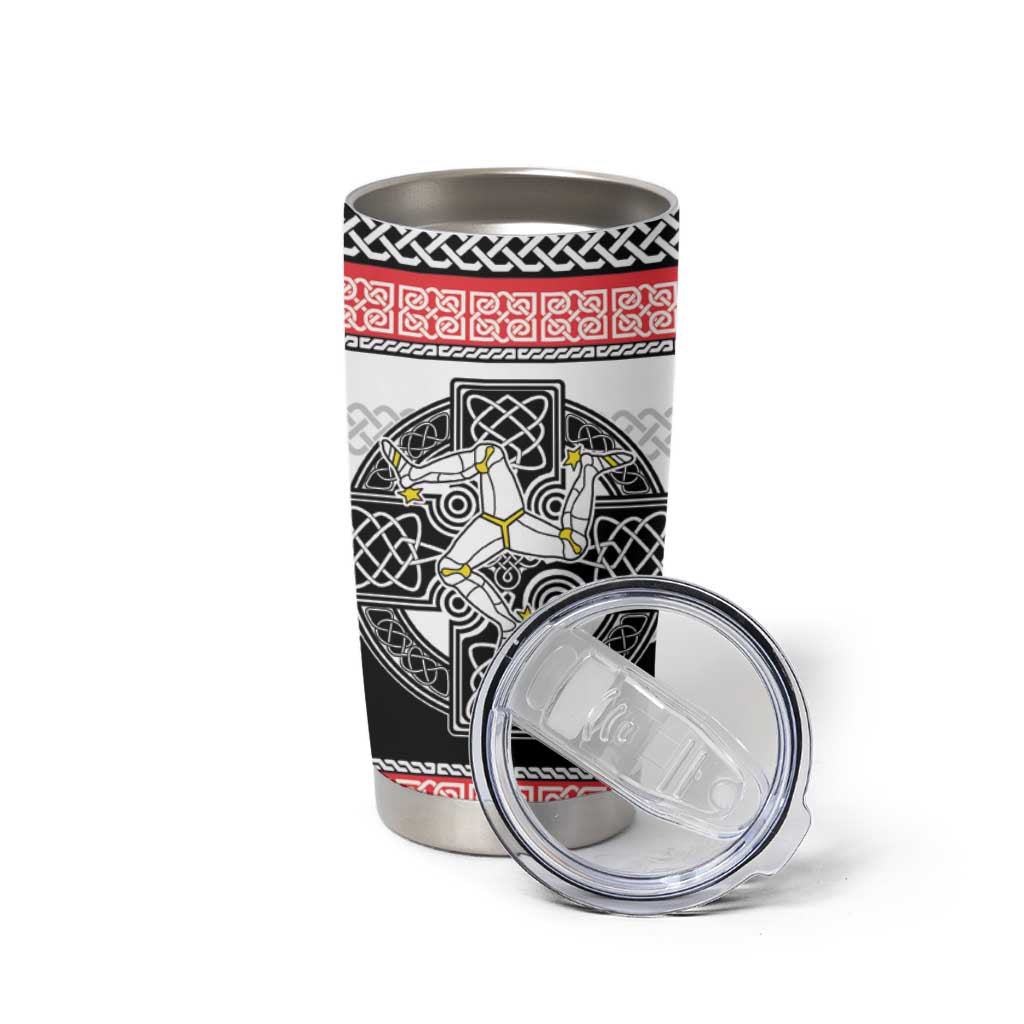 Isle of Man Celtic Knot Tumbler Cup Celtic Nation Heritage Pride - Wonder Print Shop