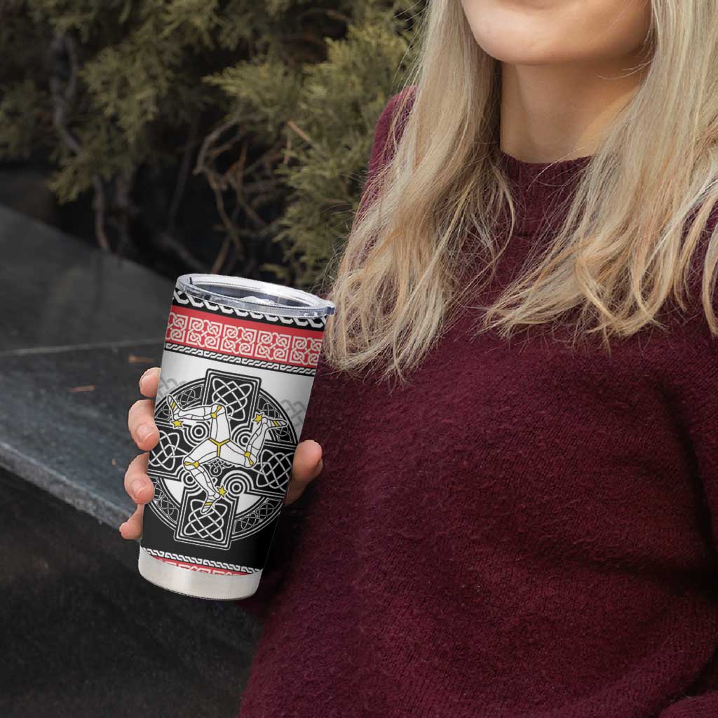 Isle of Man Celtic Knot Tumbler Cup Celtic Nation Heritage Pride - Wonder Print Shop