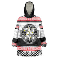 Isle of Man Celtic Knot Wearable Blanket Hoodie Celtic Nation Heritage Pride - Wonder Print Shop