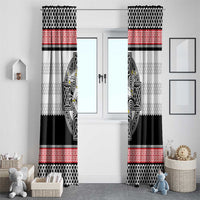 Isle of Man Celtic Knot Window Curtain Celtic Nation Heritage Pride - Wonder Print Shop