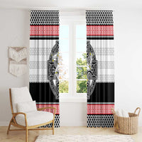 Isle of Man Celtic Knot Window Curtain Celtic Nation Heritage Pride - Wonder Print Shop