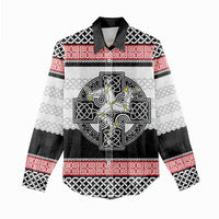 Isle of Man Celtic Knot Women Casual Shirt Celtic Nation Heritage Pride - Wonder Print Shop