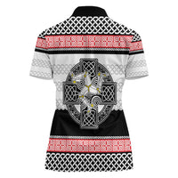 Isle of Man Celtic Knot Women Polo Shirt Celtic Nation Heritage Pride - Wonder Print Shop