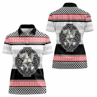 Isle of Man Celtic Knot Women Polo Shirt Celtic Nation Heritage Pride - Wonder Print Shop