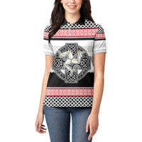 Isle of Man Celtic Knot Women Polo Shirt Celtic Nation Heritage Pride - Wonder Print Shop