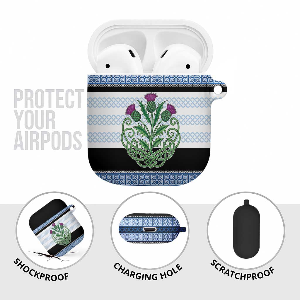 Scotland Celtic Knot AirPods Case Celtic Nation Heritage Pride - Wonder Print Shop