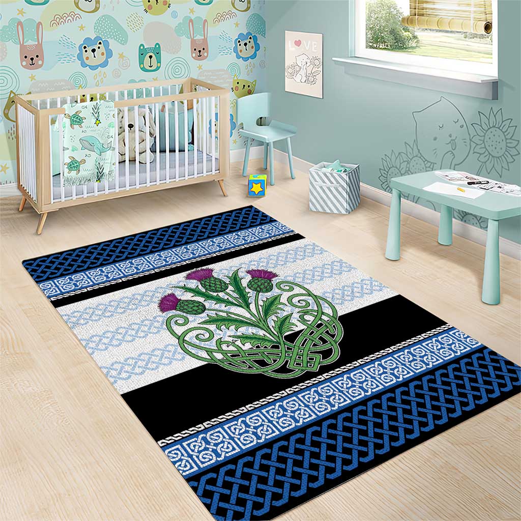 Scotland Celtic Knot Area Rug Celtic Nation Heritage Pride - Wonder Print Shop
