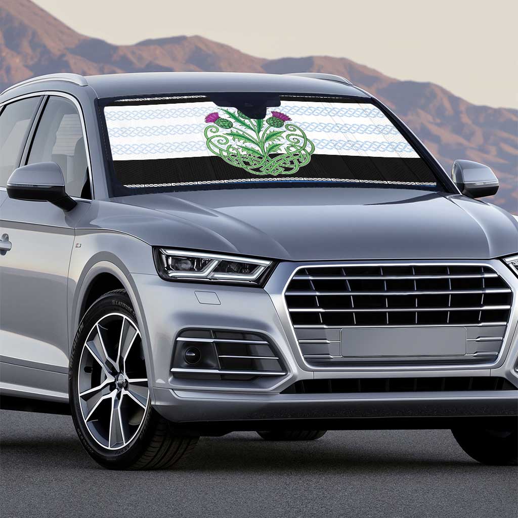 Scotland Celtic Knot Auto Sun Shade Celtic Nation Heritage Pride - Wonder Print Shop