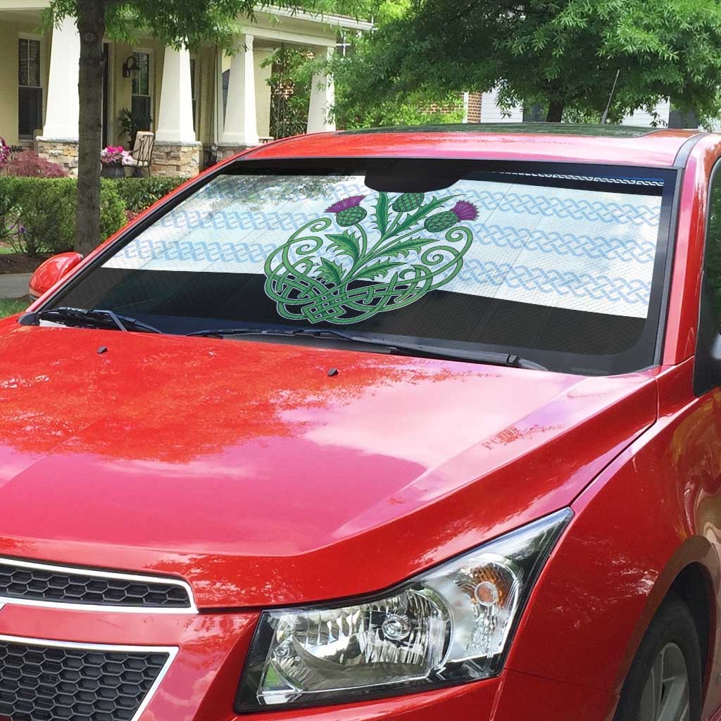 Scotland Celtic Knot Auto Sun Shade Celtic Nation Heritage Pride - Wonder Print Shop