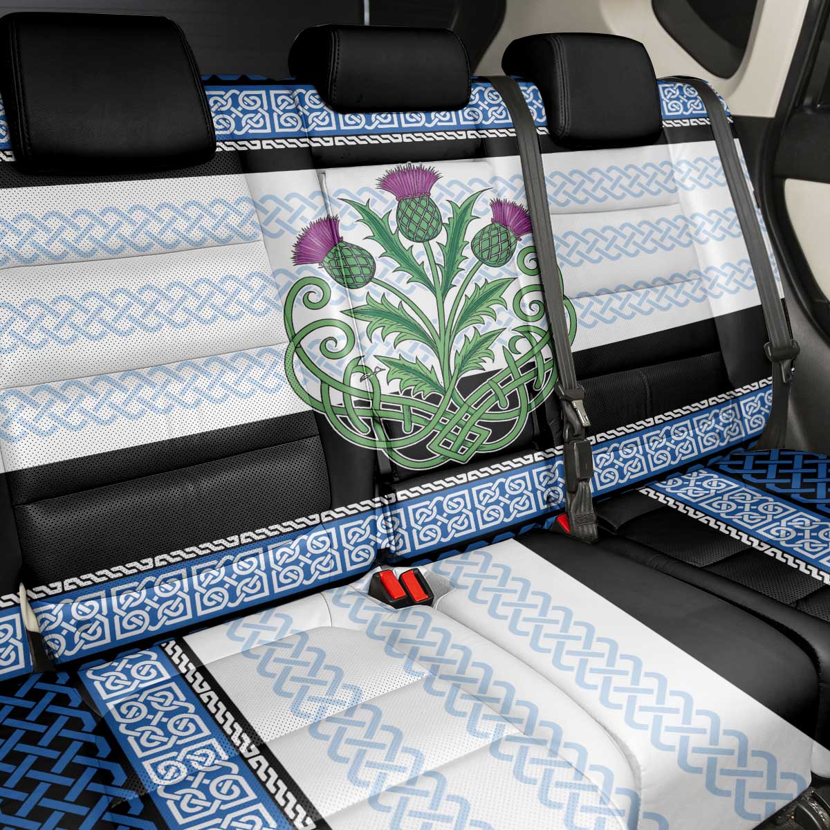 Scotland Celtic Knot Back Car Seat Cover Celtic Nation Heritage Pride - Wonder Print Shop