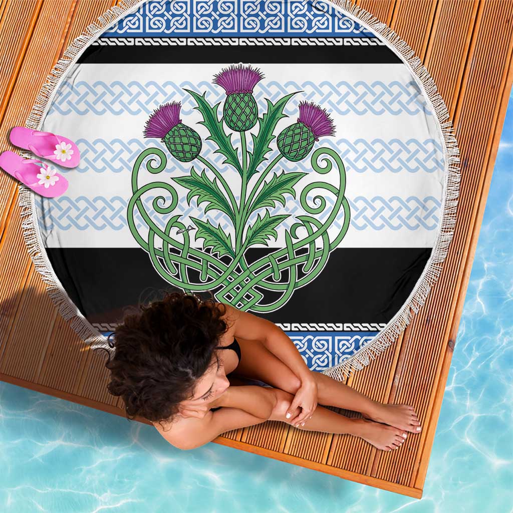 Scotland Celtic Knot Beach Blanket Celtic Nation Heritage Pride - Wonder Print Shop