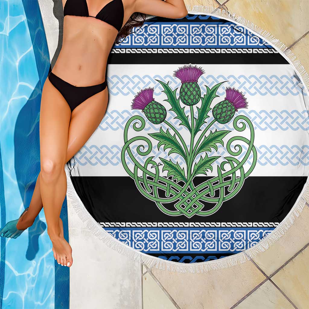 Scotland Celtic Knot Beach Blanket Celtic Nation Heritage Pride - Wonder Print Shop