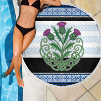 Scotland Celtic Knot Beach Blanket Celtic Nation Heritage Pride - Wonder Print Shop