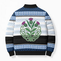 Scotland Celtic Knot Bomber Puffer Jacket Celtic Nation Heritage Pride - Wonder Print Shop