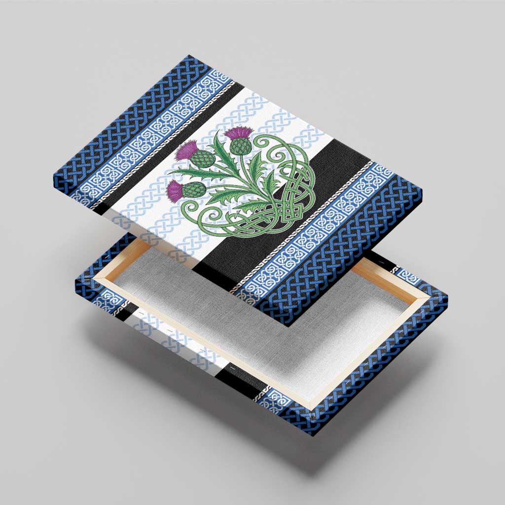 Scotland Celtic Knot Canvas Wall Art Celtic Nation Heritage Pride - Wonder Print Shop