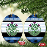 Scotland Celtic Knot Ceramic Ornament Celtic Nation Heritage Pride - Wonder Print Shop