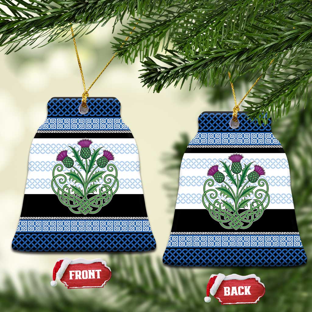 Scotland Celtic Knot Ceramic Ornament Celtic Nation Heritage Pride - Wonder Print Shop