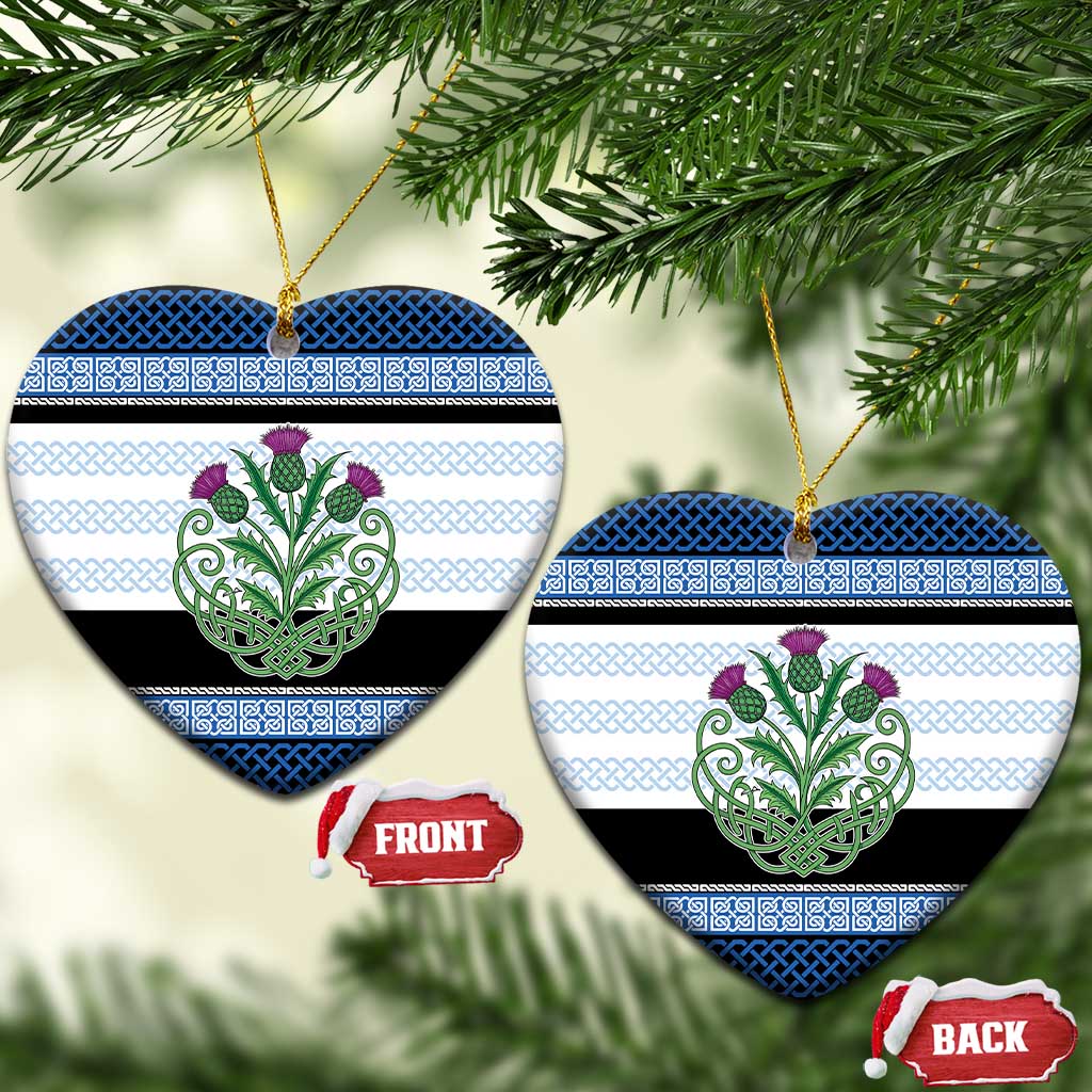 Scotland Celtic Knot Ceramic Ornament Celtic Nation Heritage Pride - Wonder Print Shop