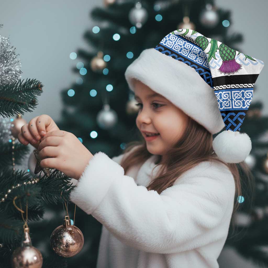 Scotland Celtic Knot Christmas Santa Hat Celtic Nation Heritage Pride - Wonder Print Shop