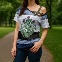 Scotland Celtic Knot Cross Shoulder Shirt Celtic Nation Heritage Pride - Wonder Print Shop