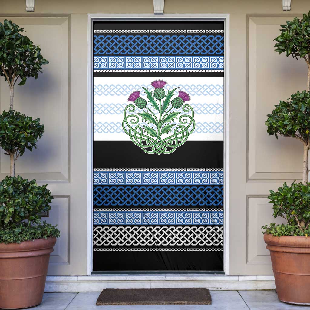 Scotland Celtic Knot Door Cover Celtic Nation Heritage Pride - Wonder Print Shop
