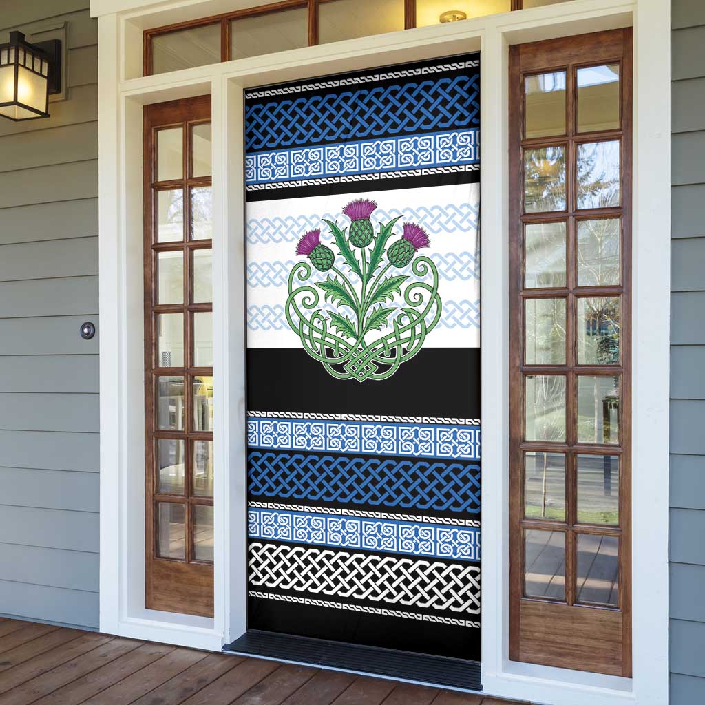 Scotland Celtic Knot Door Cover Celtic Nation Heritage Pride - Wonder Print Shop