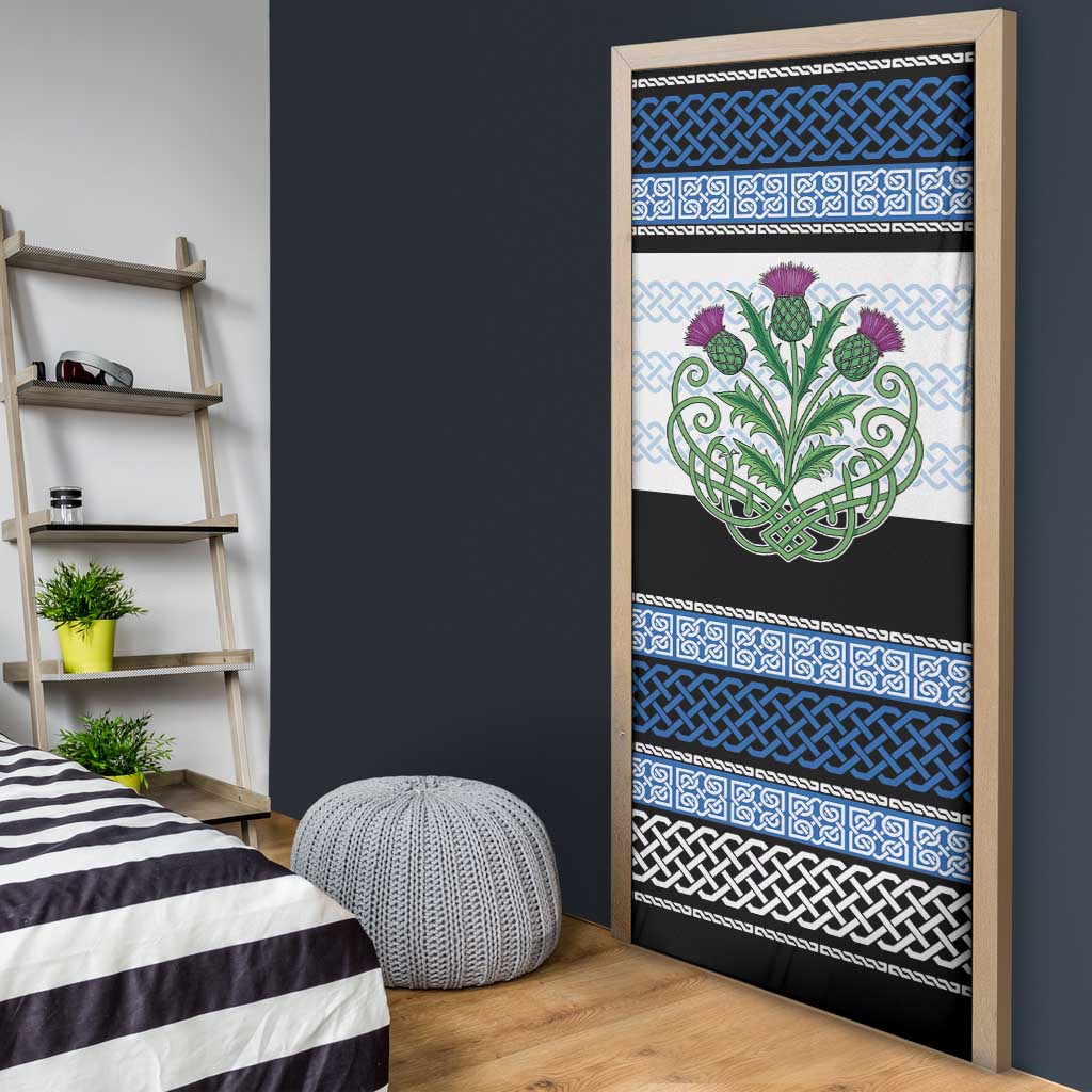 Scotland Celtic Knot Door Cover Celtic Nation Heritage Pride - Wonder Print Shop