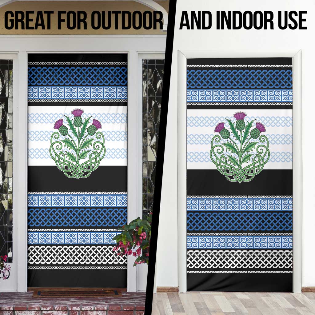 Scotland Celtic Knot Door Cover Celtic Nation Heritage Pride - Wonder Print Shop