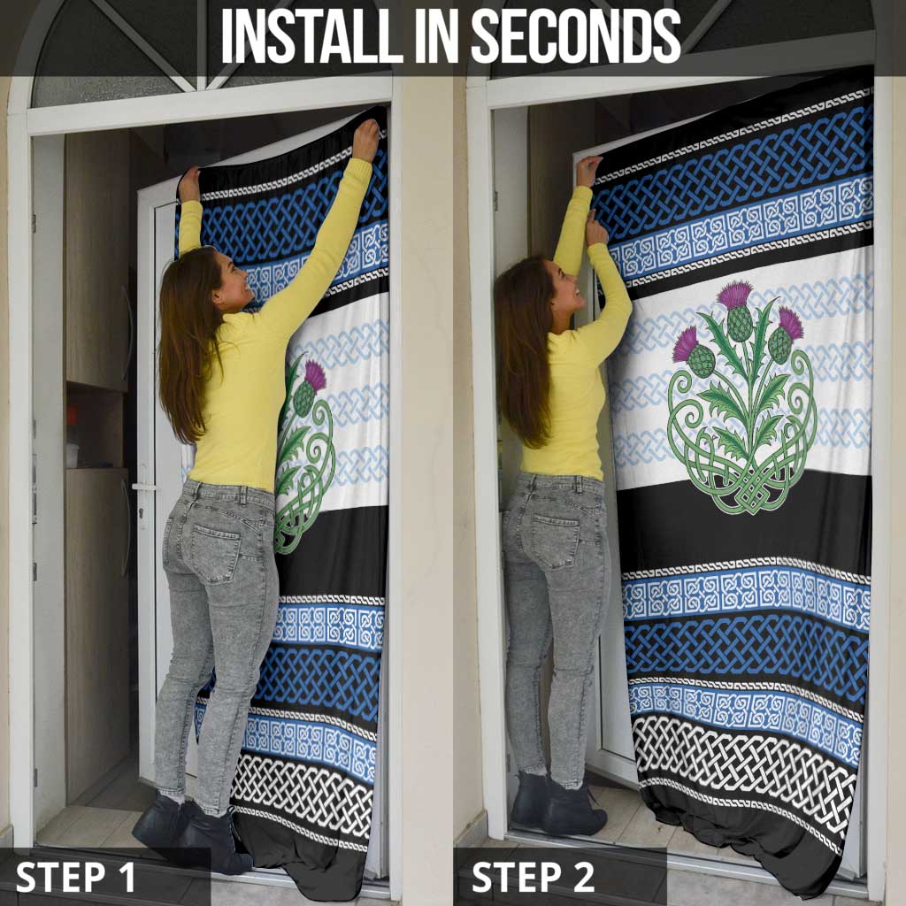 Scotland Celtic Knot Door Cover Celtic Nation Heritage Pride - Wonder Print Shop