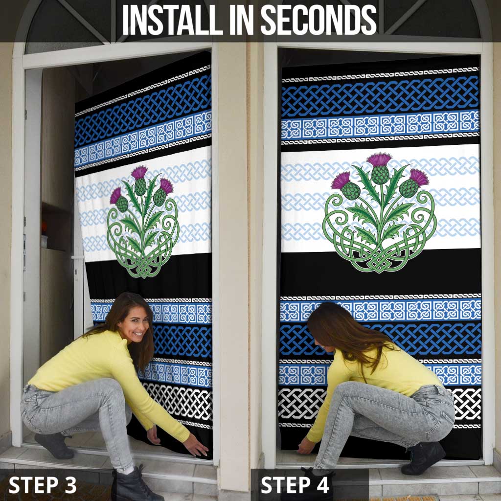 Scotland Celtic Knot Door Cover Celtic Nation Heritage Pride - Wonder Print Shop