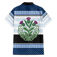Scotland Celtic Knot Family Matching Long Sleeve Bodycon Dress and Hawaiian Shirt Celtic Nation Heritage Pride - Wonder Print Shop
