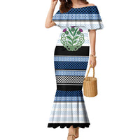 Scotland Celtic Knot Family Matching Mermaid Dress and Hawaiian Shirt Celtic Nation Heritage Pride - Wonder Print Shop