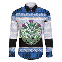 Scotland Celtic Knot Family Matching Puletasi and Hawaiian Shirt Celtic Nation Heritage Pride - Wonder Print Shop