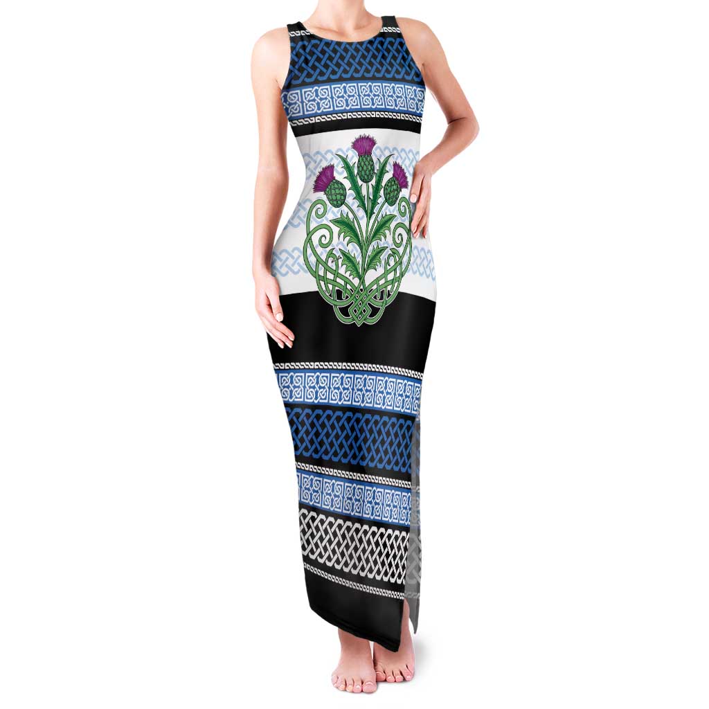 Scotland Celtic Knot Family Matching Tank Maxi Dress and Hawaiian Shirt Celtic Nation Heritage Pride - Wonder Print Shop