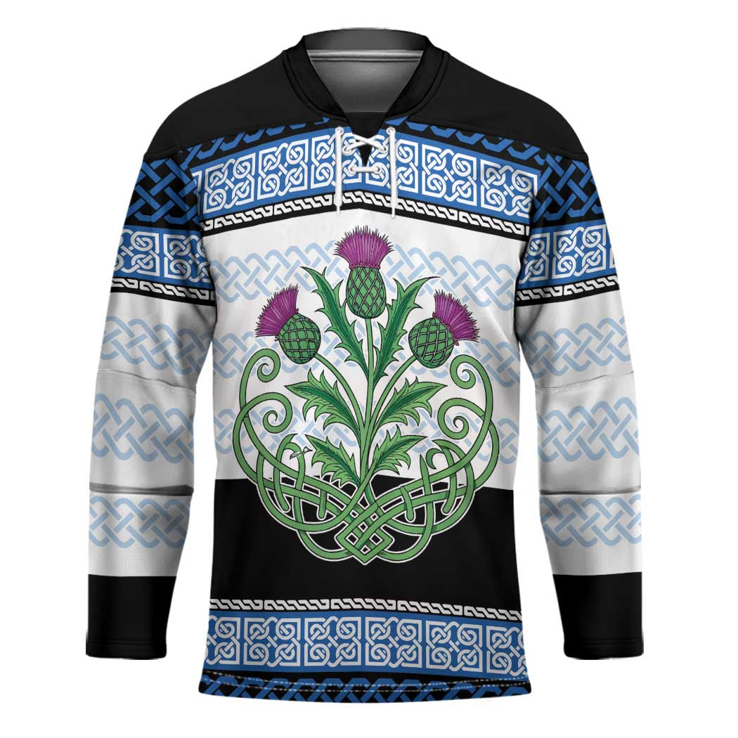 Scotland Celtic Knot Hockey Jersey Celtic Nation Heritage Pride - Wonder Print Shop