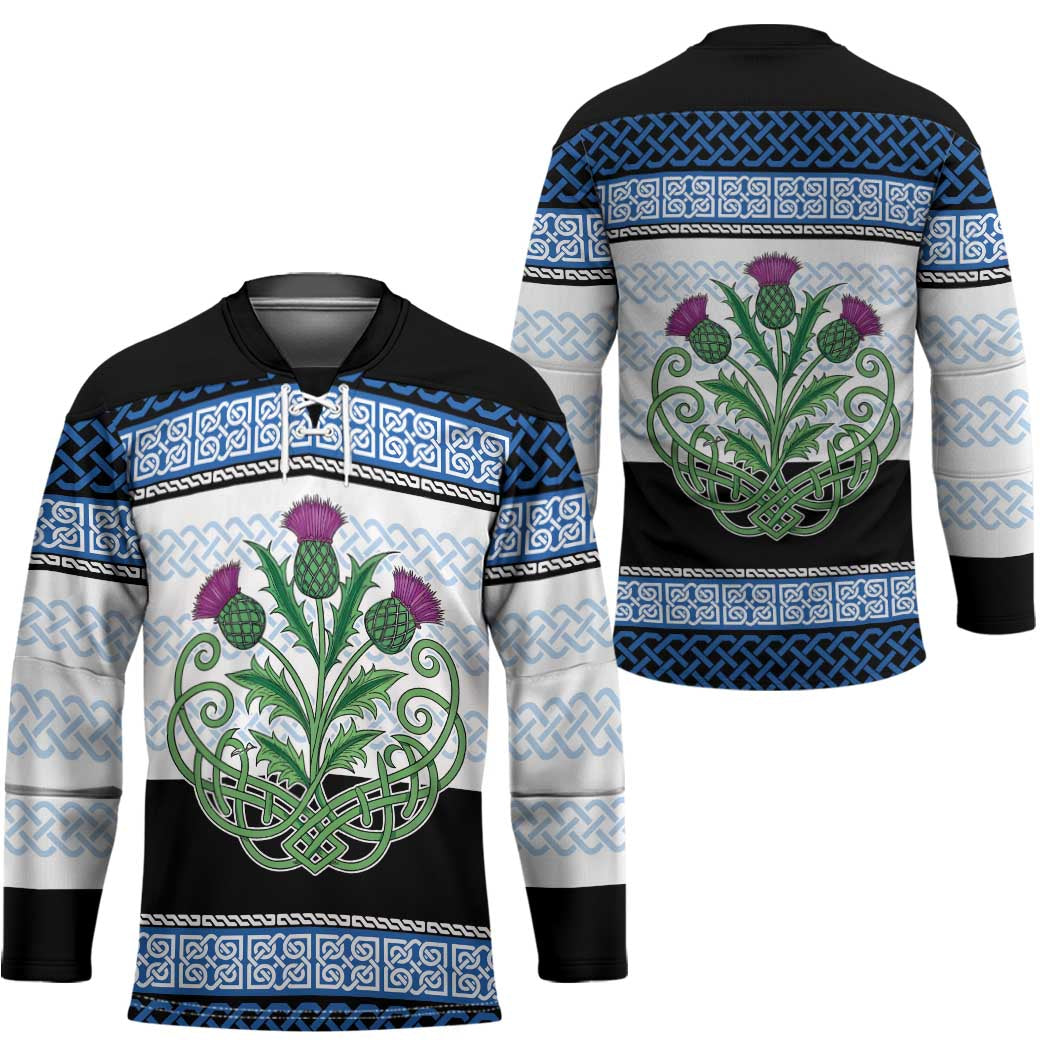 Scotland Celtic Knot Hockey Jersey Celtic Nation Heritage Pride - Wonder Print Shop