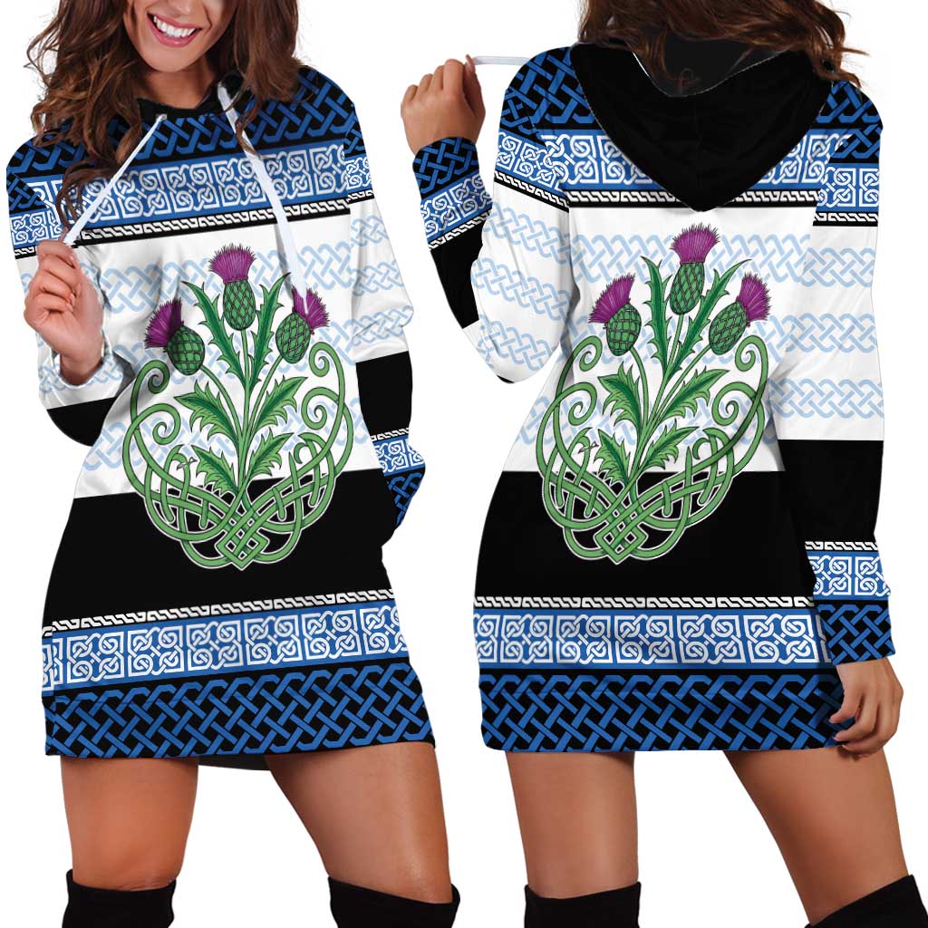 Scotland Celtic Knot Hoodie Dress Celtic Nation Heritage Pride - Wonder Print Shop