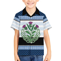 Scotland Celtic Knot Kid Hawaiian Shirt Celtic Nation Heritage Pride - Wonder Print Shop