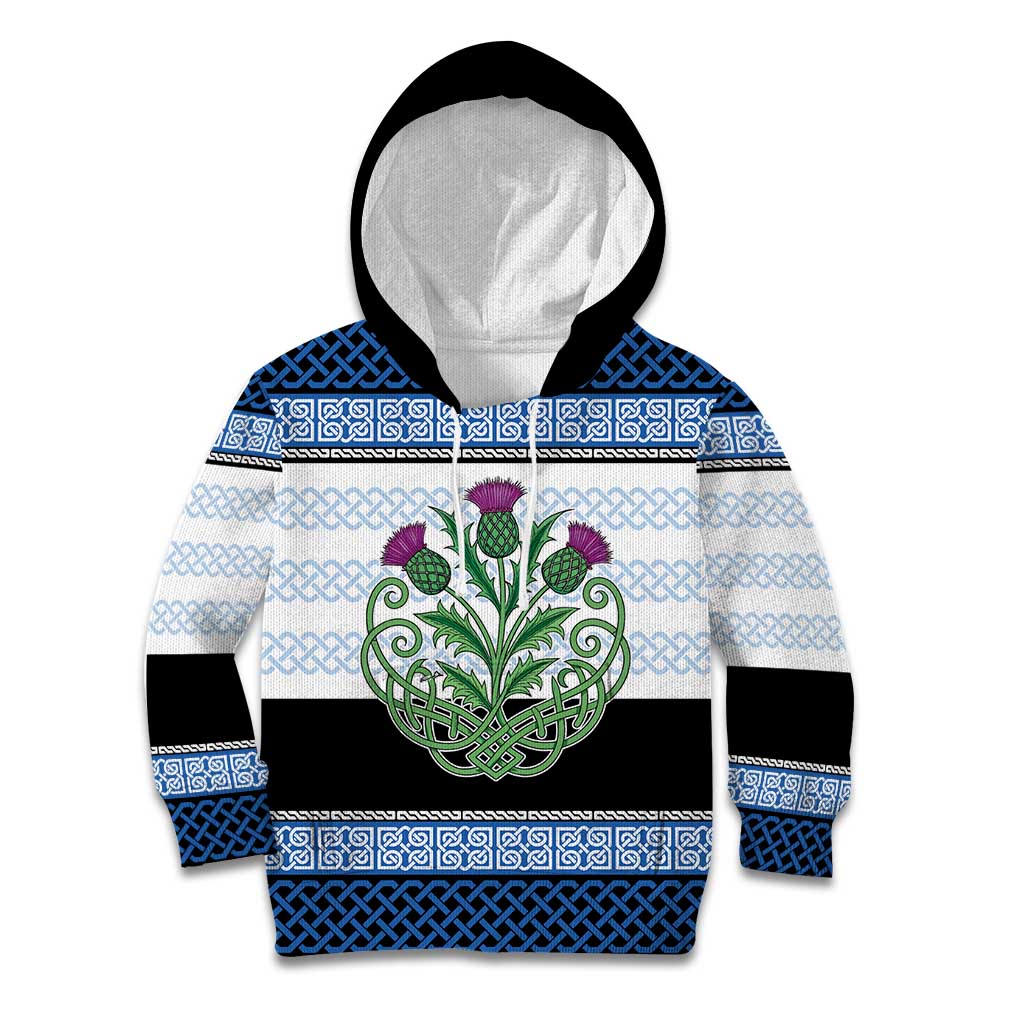 Scotland Celtic Knot Kid Hoodie Celtic Nation Heritage Pride - Wonder Print Shop