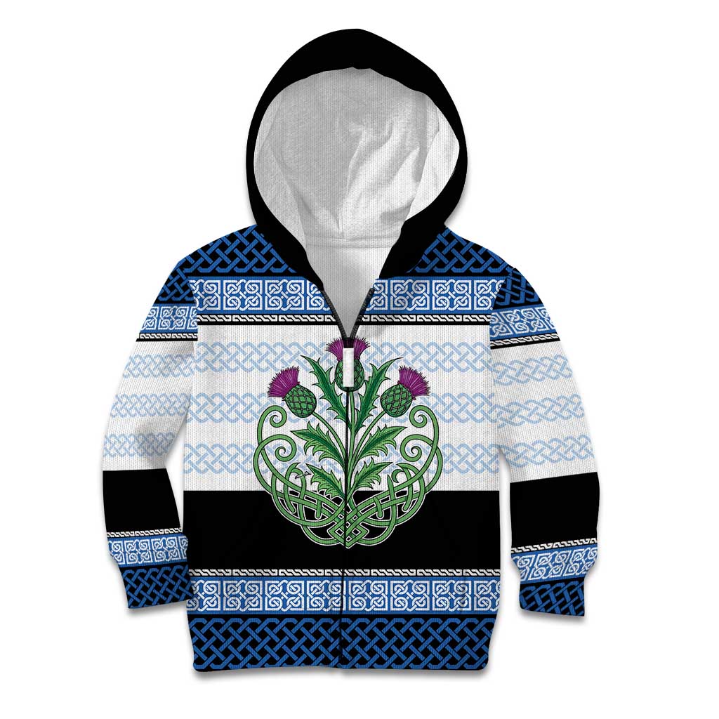 Scotland Celtic Knot Kid Hoodie Celtic Nation Heritage Pride - Wonder Print Shop