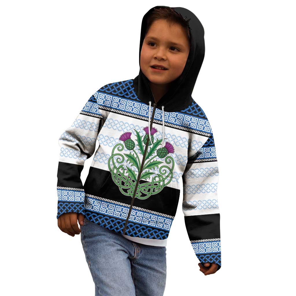 Scotland Celtic Knot Kid Hoodie Celtic Nation Heritage Pride - Wonder Print Shop