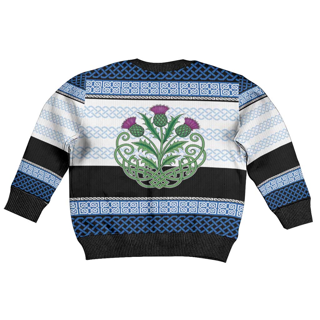 Scotland Celtic Knot Kid Ugly Christmas Sweater Celtic Nation Heritage Pride - Wonder Print Shop