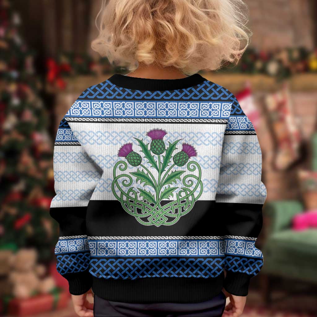 Scotland Celtic Knot Kid Ugly Christmas Sweater Celtic Nation Heritage Pride - Wonder Print Shop