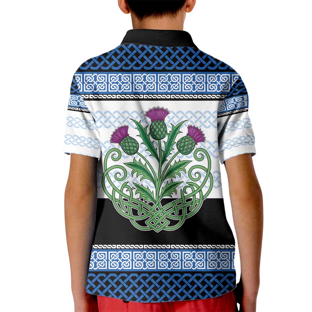 Scotland Celtic Knot Kid Polo Shirt Celtic Nation Heritage Pride - Wonder Print Shop